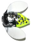 Black Chartreuse Silver Flake