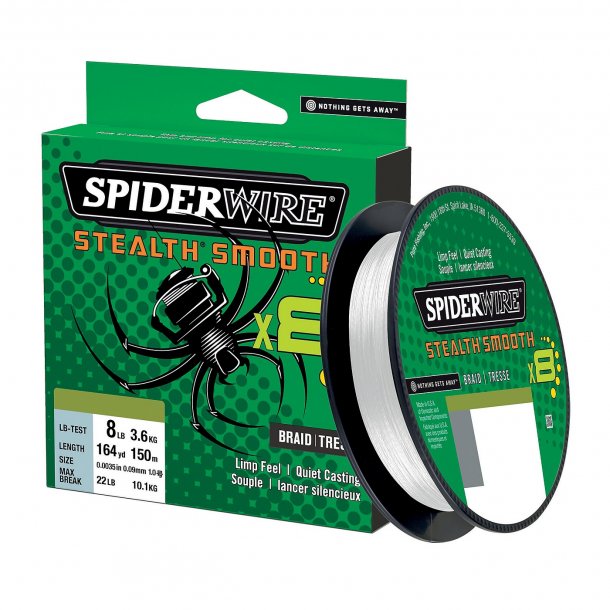 Spiderwire Stealth Smooth x8 150m Translucent 0,39 mm