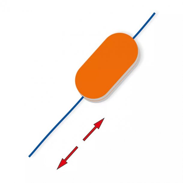 Stonfo Foam Strike Indikator Gul/Orange 1,5cm