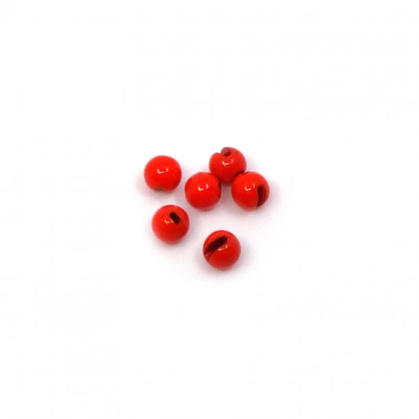 TFC Tungsten Bead Head 4mm 6 stk Fluo Rd