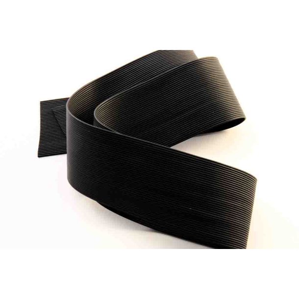 TheFlyCo Round Rubber Medium Black