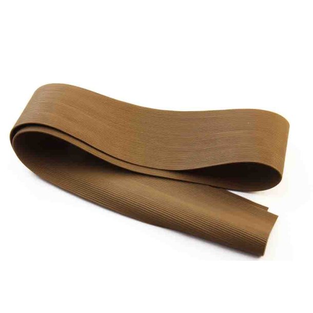TheFlyCo Round Rubber Medium Brown