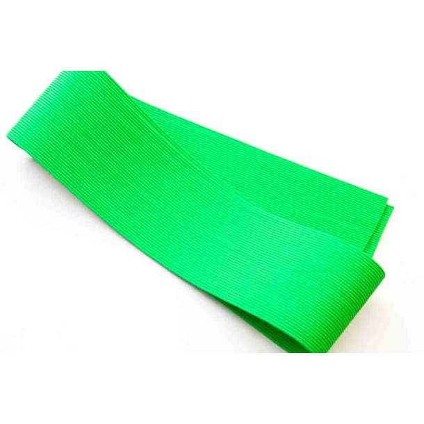 TheFlyCo Round Rubber Medium Neon Green