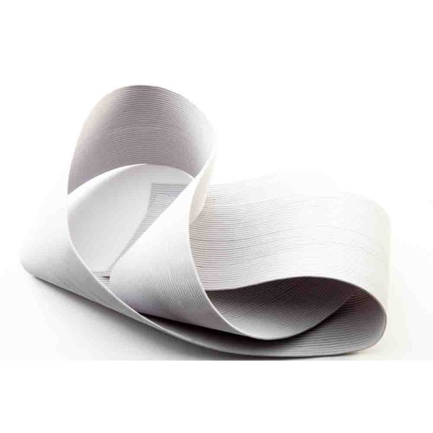 TheFlyCo Round Rubber Medium White
