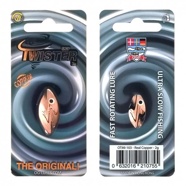 OGP Twister 2g Gennemlber. Real Copper