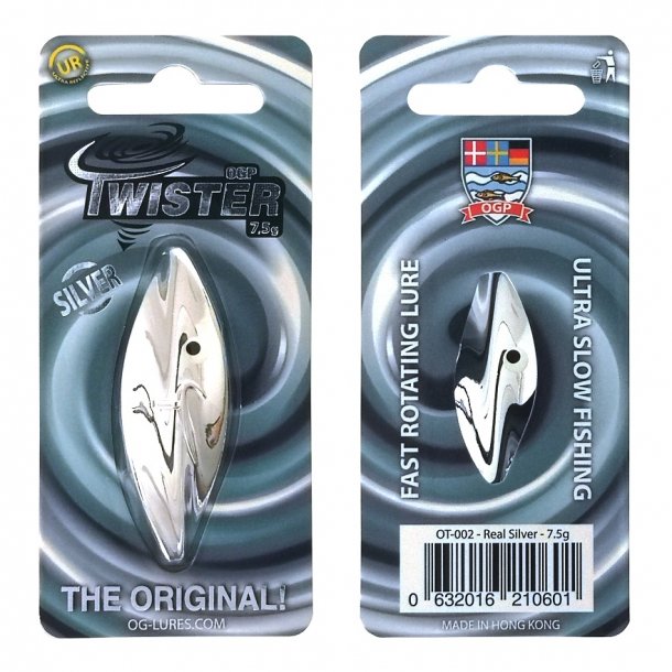 OGP Twister 7,5g Gennemlber Real Silver