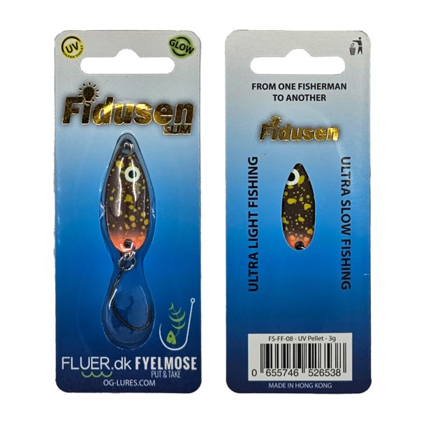 Fidusen Slim Fluer.dk Custom Farver 3g, Mikroblink UV Pellet
