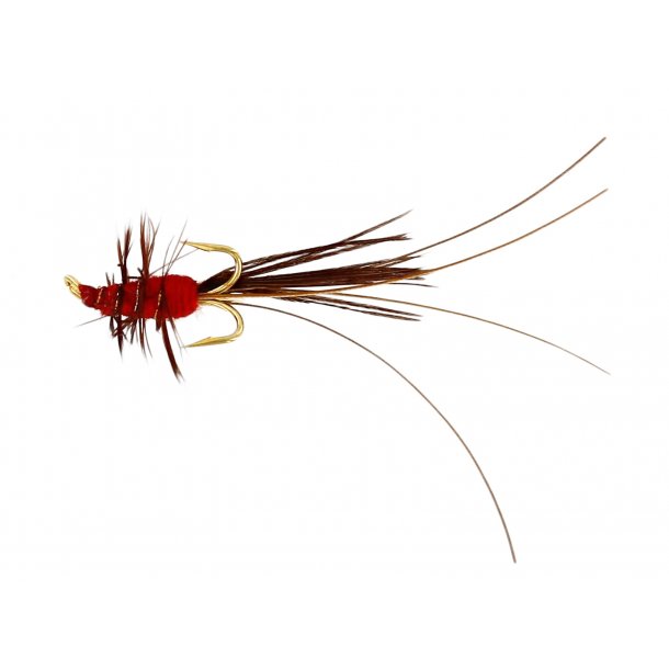 Unique Flies Red Francis Treble Gold VMC #12