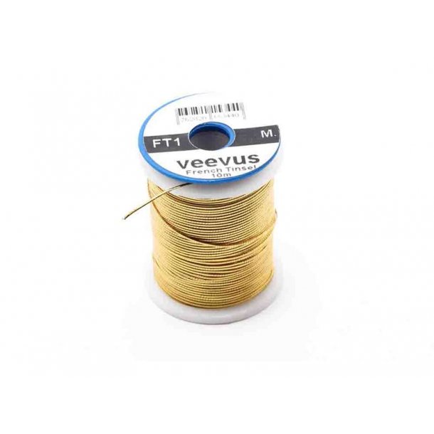 Veevus French Oval Tinsel Gold