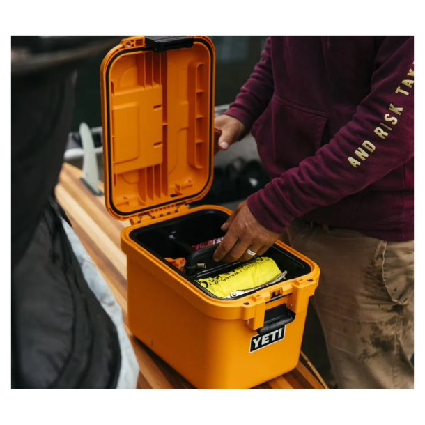 Yeti Loadout GoBox 15 King Crab Orange KCO Toolbox Waterproof NEW