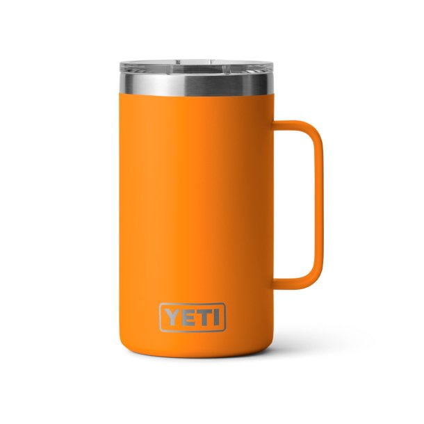 YETI Rambler 24 OZ (709ML) Mug Magslider Lid King Crab Orange