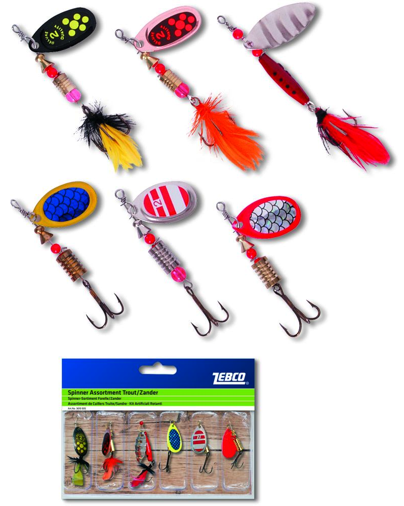 Zebco Spinner Assortment Spinner alm. Fluer.dk