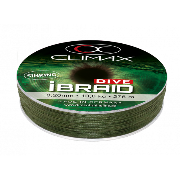 Climax iBraid DIVE - Fletline Lineservice Olive