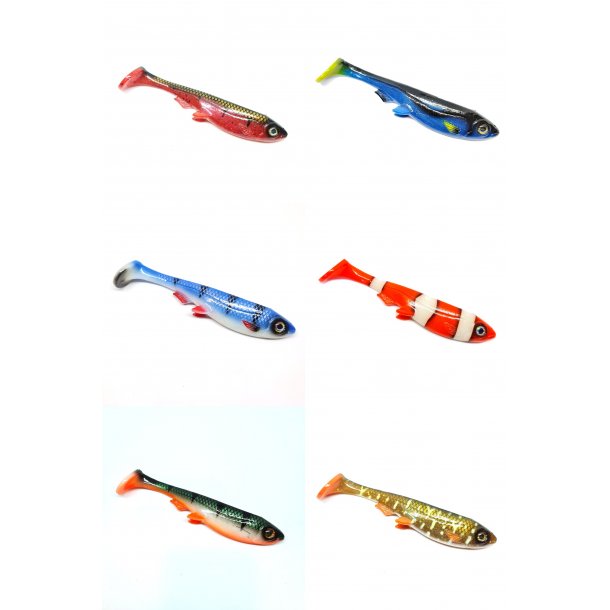 High5Lures Shad 18 - Fluer.dk Custom Farver