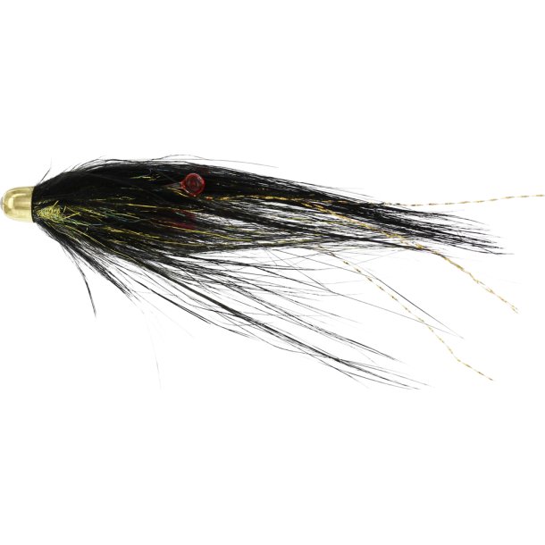 Unique Flies Pattegris Spey Black/Gold Rrflue 1"