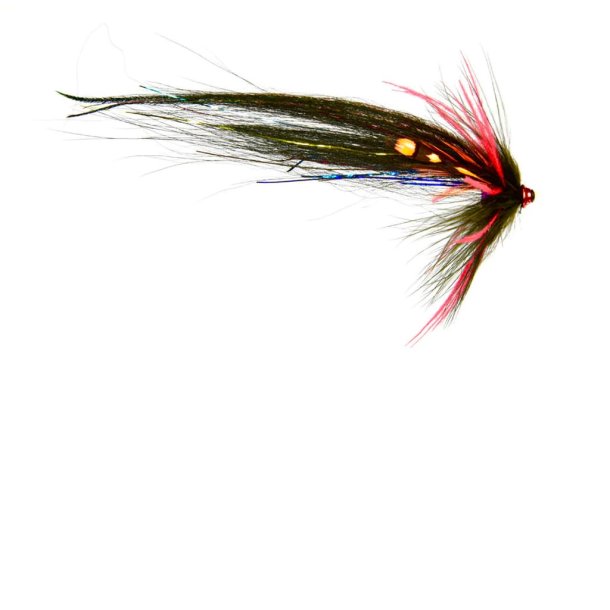 Fr&ouml;din flies BTT NoBody series - Black Doctor Flash