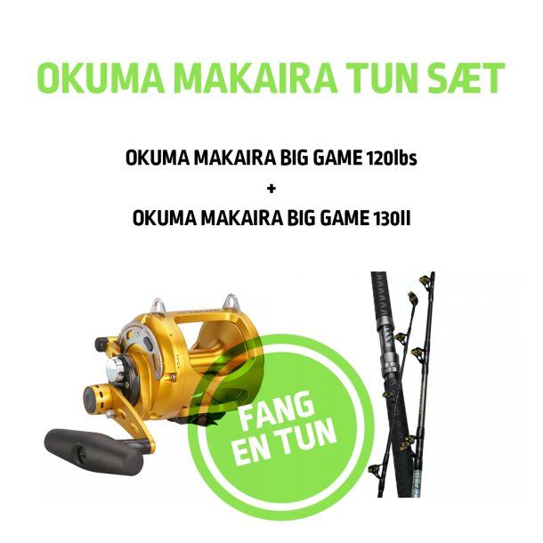 Okuma Makaira st til Tun (Stang + Hjul)