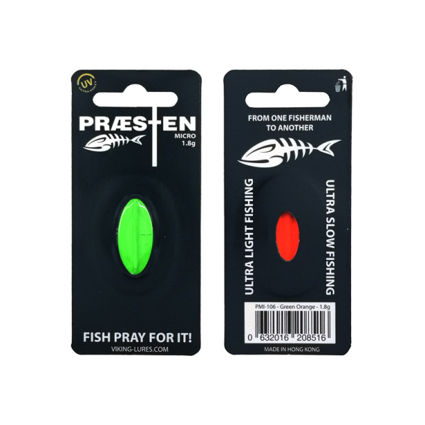 Prsten Micro 1,8g Gennemlber. Orange/Grn