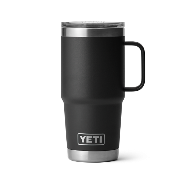 YETI Rambler 20 OZ Travel Mug Black, 591ml Krus
