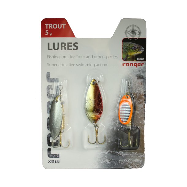 Ranger Lures Trout St 1, 5g Spoon og Spinner St