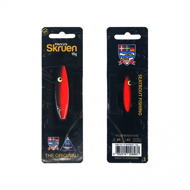 OGP Henrys Skruen 10g Fl. Red Black