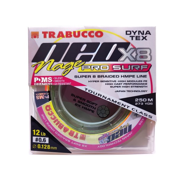 Trabucco Neo X8 Nage Pro Surf 250m Fletline