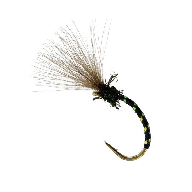 Unique Flies Midge Flash Emerger Black, TMC212TR