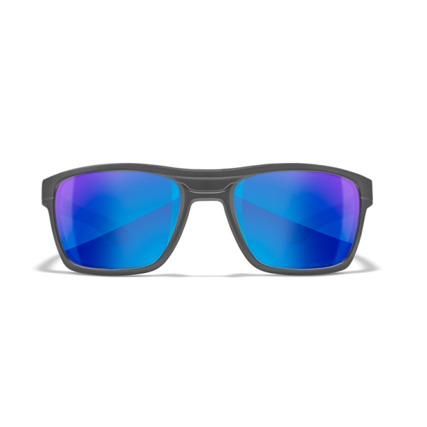 Wiley X Wx Kingpin Captivate Blue Mirror Matte Graphite Frame 7402