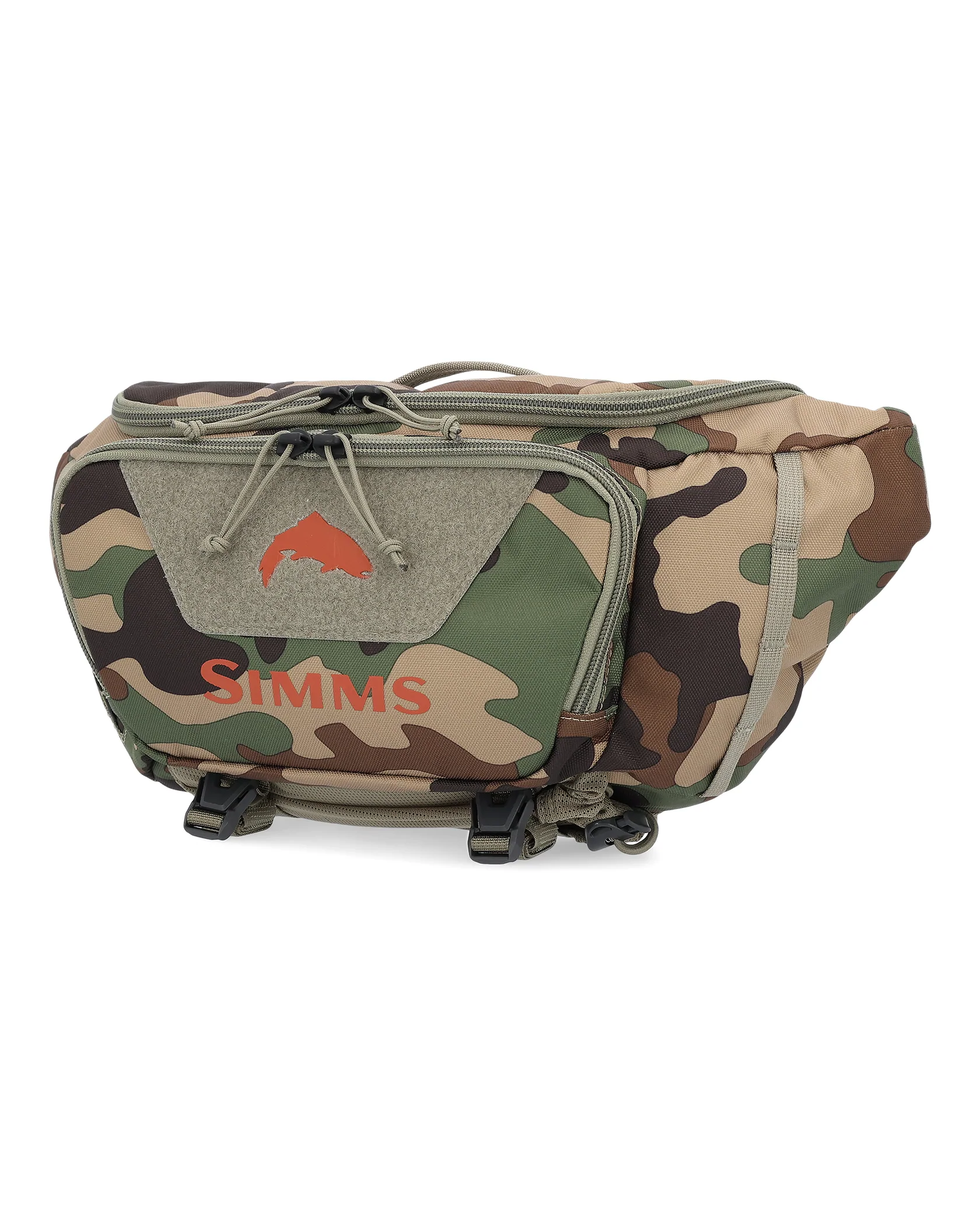Simms Tributary Hip Pack Woodland Camo